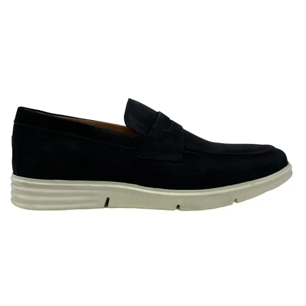 Drivers Club USA New Haven Black Nobuck Loafer NIB